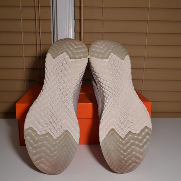 Mens Nike Epic React Flyknit Diffused Taupe Blue Sneakers  AQ0067-201 SizeUS11.5 - Picture 6 of 10